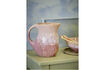 Miniatura Brocca 22 cm in gres rosa Darlene 3