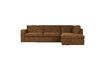 Miniatuur Bronzen stoffen hoekbank Freddie 1
