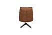 Miniature Brown artificial leather armchair Jouke 5