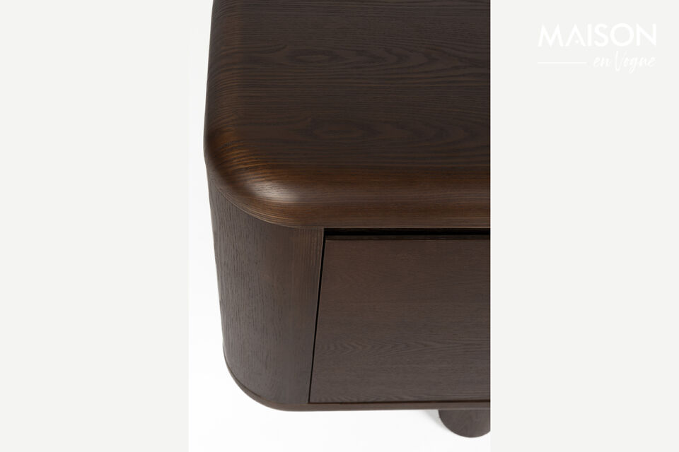 Brown ash veneer sideboard Herman - 7