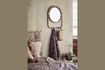 Miniature Brown bamboo mirror with 5 hooks Haven 3