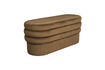 Miniature Brown fabric bench Aditi 3