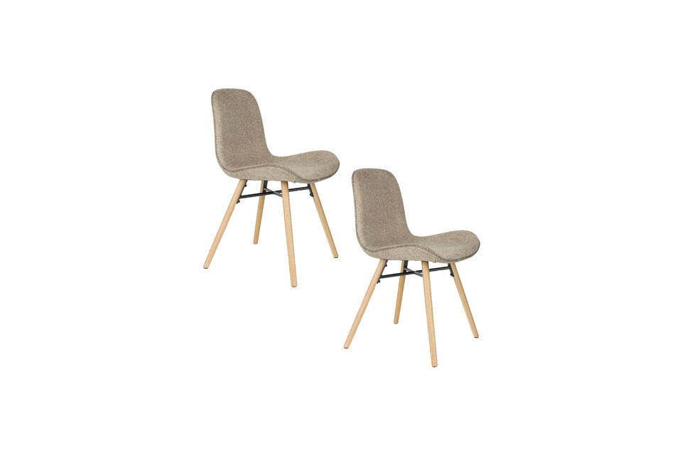 This chair features an exceptionally comfortable seat that
