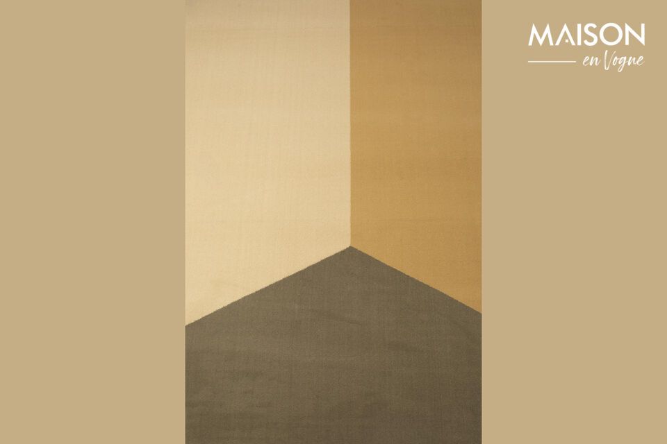 Transform your home with the simple, reversible Hony rug.