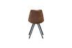 Miniature Brown leather armchair Swen 5
