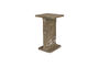 Miniature Brown marble side table Satpura Clipped