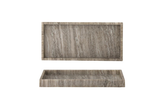 Brown marble tray Majsa Clipped