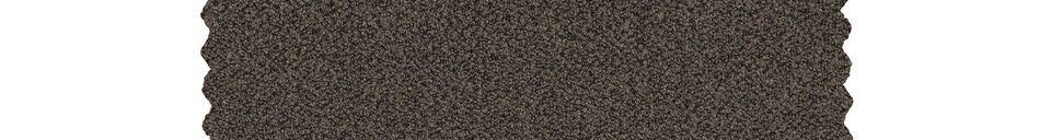 Material Details Brown sheepskin effect chair Force