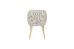 Miniature Brown shell dining chair Loua 8