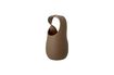 Miniature Brown stoneware vase with handle Nicita 5