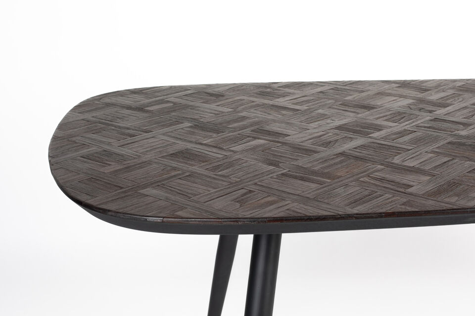 What truly sets Webster apart is the unique teak pattern