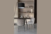 Miniature Brown teak dining table Webster 2