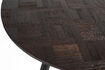 Miniature Brown teak dining table Webster 5