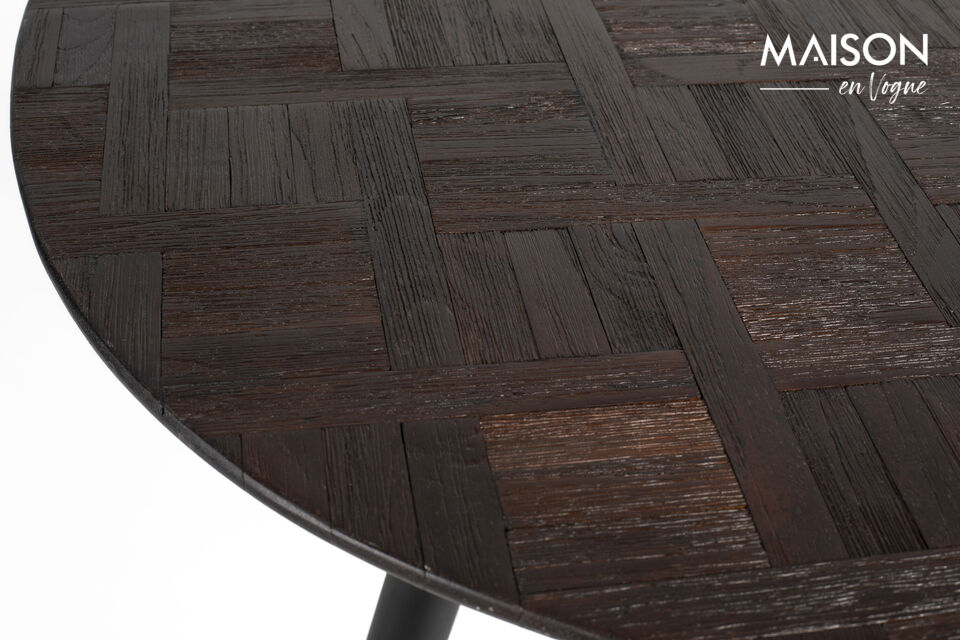 What truly sets Webster apart is the unique teak pattern