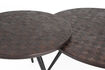 Miniature Brown teak side table Webster 4