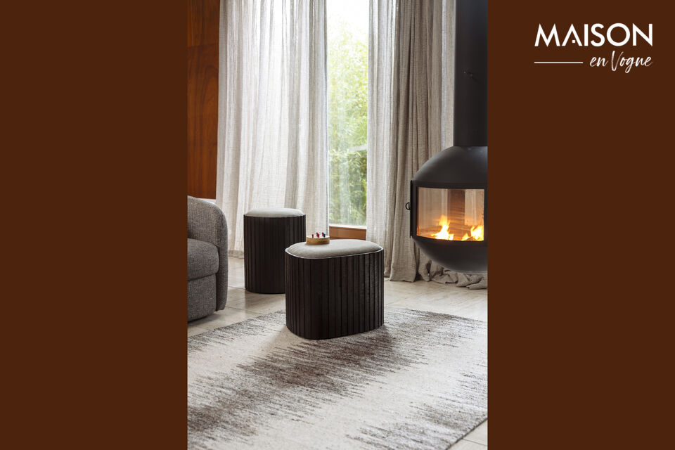 This gives a distinctive look, almost reminiscent of an antique piece of furniture