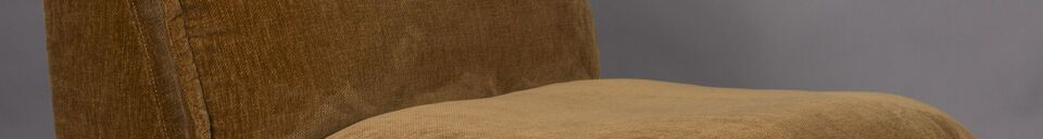Material Details Brown velvet armchair Radley
