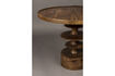 Miniature Brown wood coffee table Cath 4