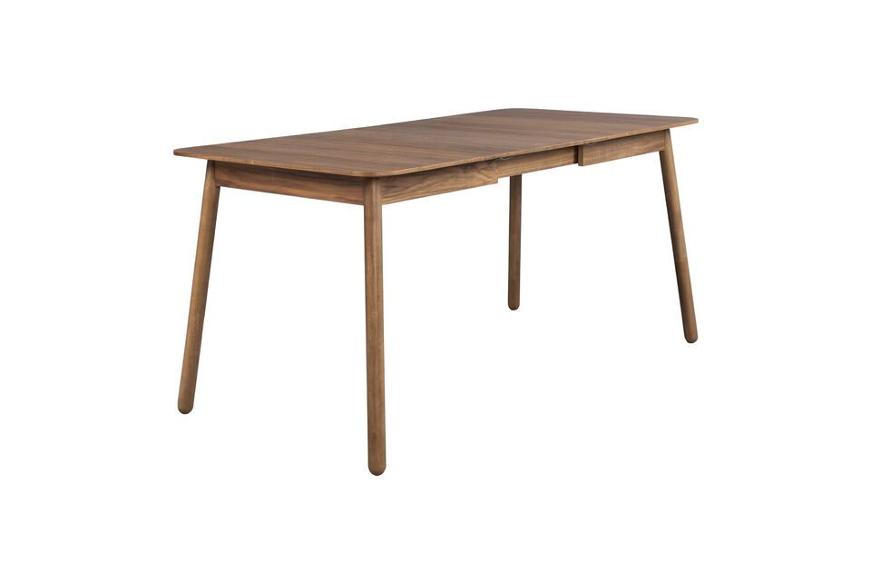 Brown wood dining table Glimps - 13