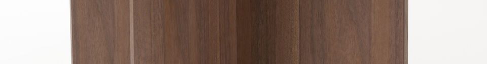 Material Details Brown wood dining table Laurent