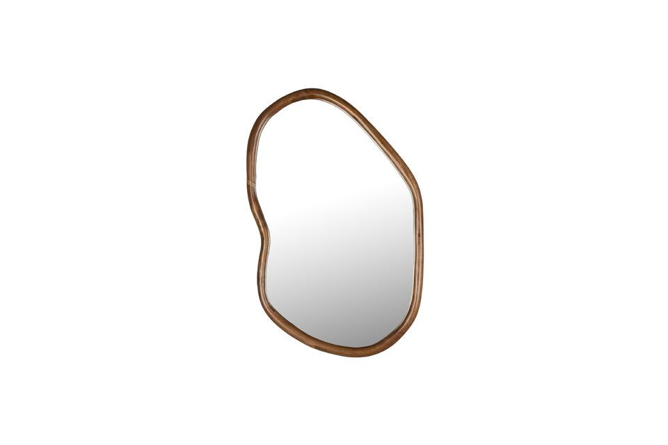 Brown wood mirror Ashley DutchBone