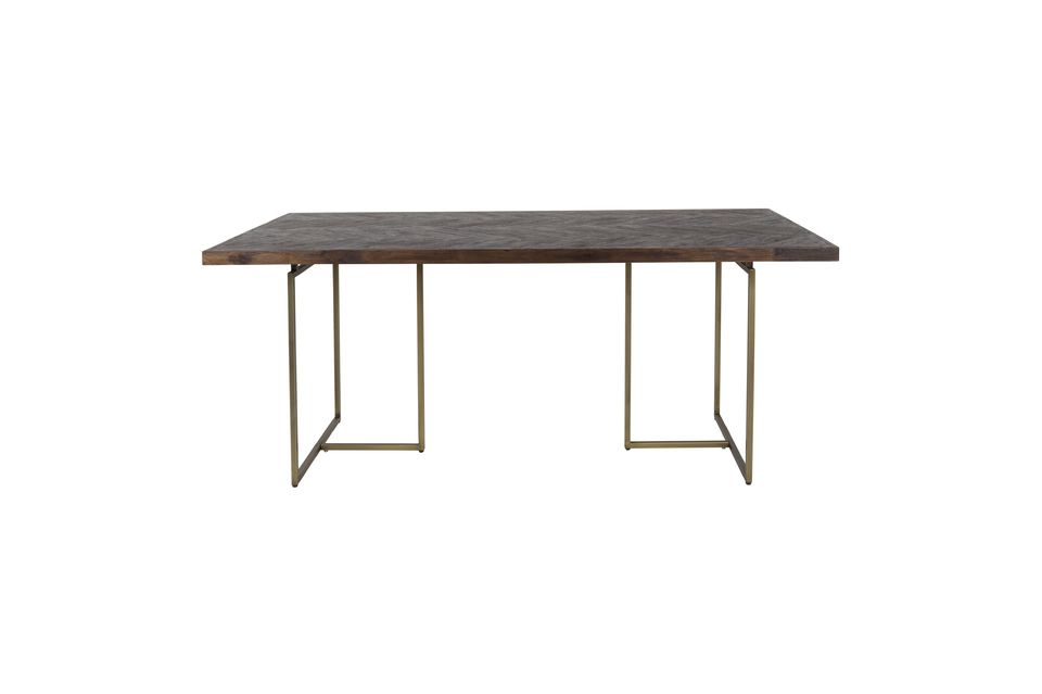 Brown wood table Class DutchBone