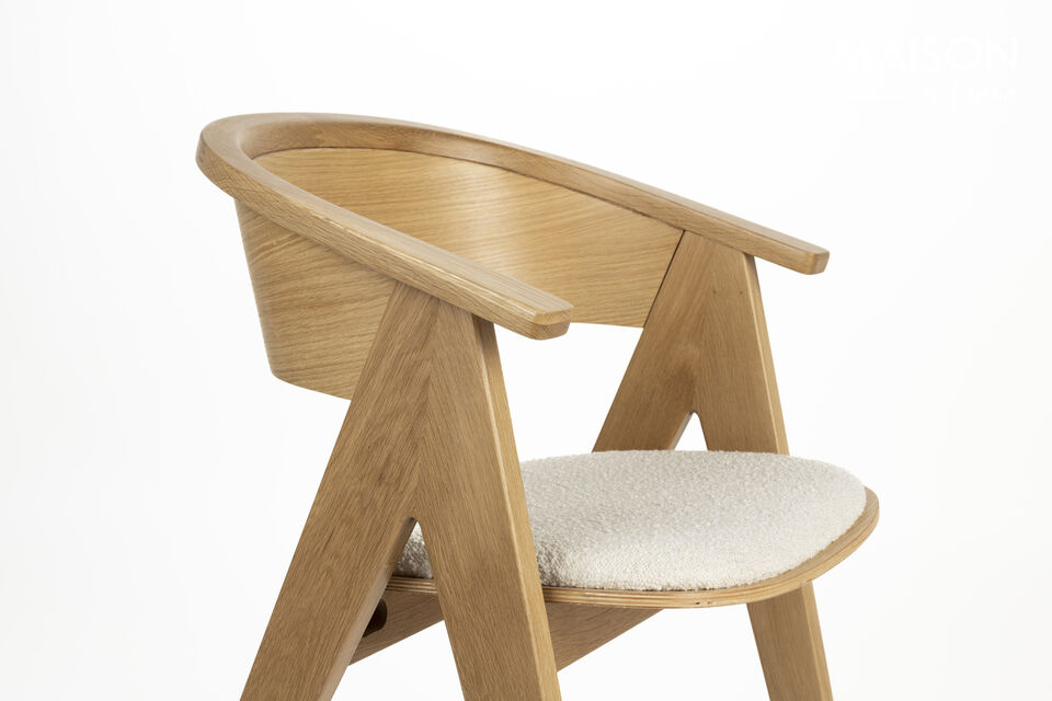 Brown wooden armchair NDSM Ndsm - 24
