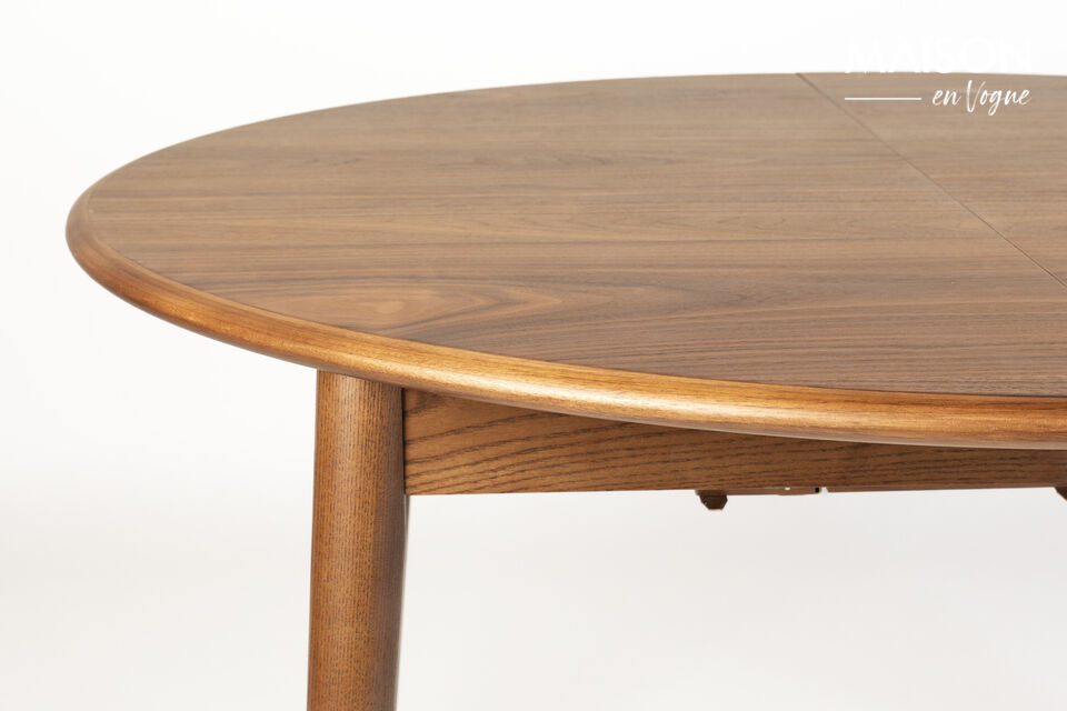 Brown wooden dining table Twist - 8