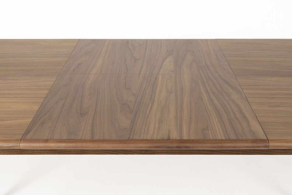 Brown wooden dining table Twist - 14