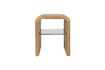 Miniature Brown wooden side table Brave 6