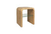 Miniature Brown wooden side table Brave 1