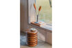 Miniature Brown Wooden Stool Disc 2