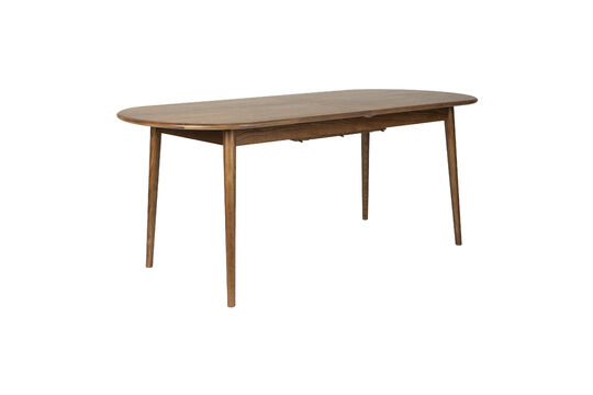 Zie de productbeschrijving bruine houten eettafel Twist Bruine houten eettafel Twist