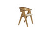 Miniatuur Bruine houten fauteuil NDSM Ndsm 1
