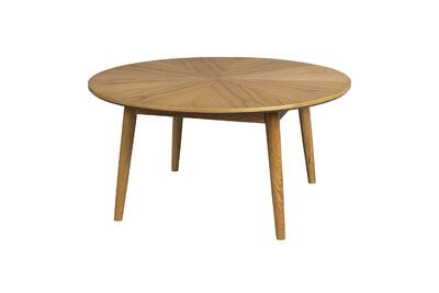 Bruine houten salontafel Fabio