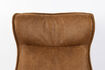 Miniatuur Bruine PU leren fauteuil John 9