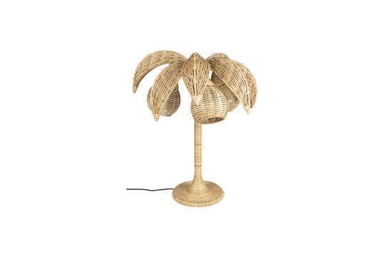Zie de productbeschrijving bruine rotan tafellamp Palmtree Bruine rotan tafellamp Palmtree