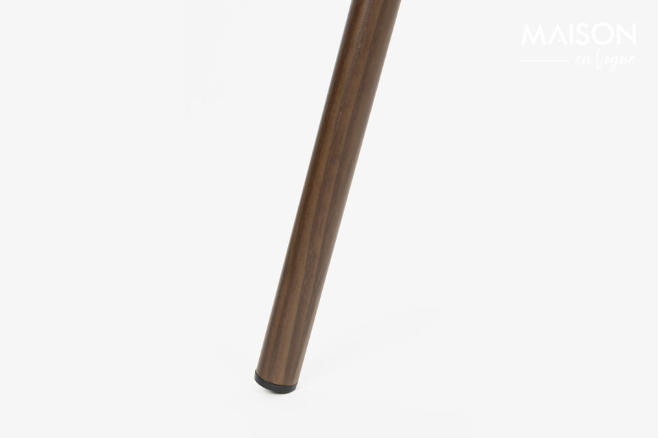 Bruine stoffen eetkamerstoel Chelsea - 8