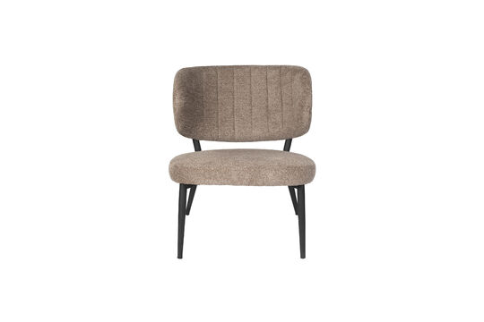 Bruine stoffen fauteuil Sanne Productfoto