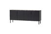 Miniature Buffet 200 cm pin noir mat GUNNAR 1