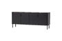 Miniature Buffet 200 cm pin noir mat GUNNAR Détouré