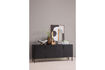 Miniature Buffet 200 cm pin noir mat GUNNAR 2