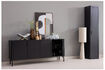 Miniature Buffet 200 cm pin noir mat GUNNAR 3