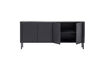 Miniature Buffet 200 cm pin noir mat GUNNAR 6