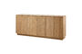 Miniature Buffet 200 cm placage de chêne Zuma Détouré