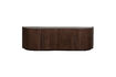 Miniature Buffet 4 portes bois de manguier marron foncé Sense 4