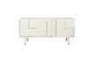 Miniature Buffet bas en bois blanc cassé Funk 1