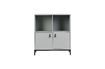 Miniature Buffet bas en bois gris Incl 1