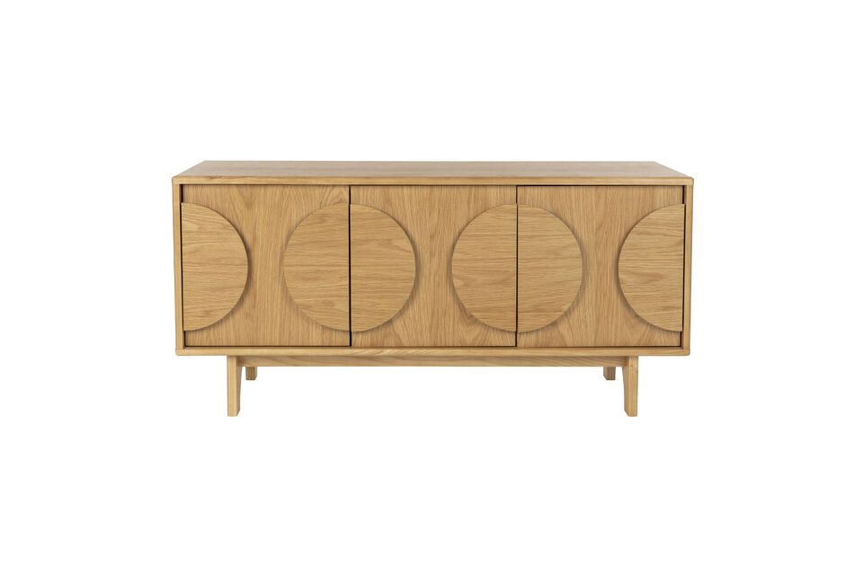 Buffet en bois beige Groove Zuiver