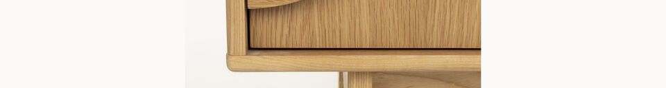 Mise en avant matière Buffet en bois beige Groove